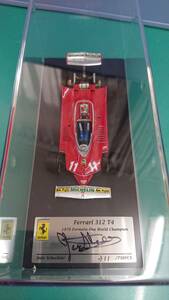 FUJIMI 1/43 フェラーリ 312 T4 サイン入り 750台限定 ジョディー・シェクター 