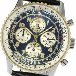 ブライトリング BREITLING D33030 ナビタイマー エアボーン YGベゼル クロノグラフ 自動巻き メンズ _805756