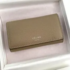 CELINE セリーヌ　旧ロゴ　キーケース　フィービー　バイカラー