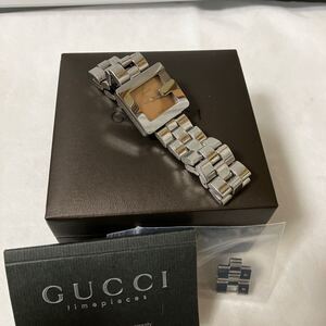 【稼動品・美品】 GUCCI グッチ 腕時計 クォーツ 3600J シルバー 付属品付き シリアルあり