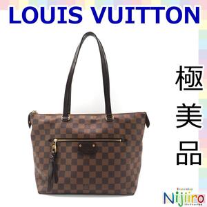 【極美品】ルイヴィトン LV ダミエ イエナ PM トートバッグ ハンドバッグ ボストンバッグ ショルダーバッグ ブラウン 茶色 N41012　1575