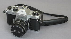 【返品不可・中古】銀塩フィルムカメラ『アサヒペンタックス　SPOTMATIC F』と『SMC TAKUMAR 55mm F1.8』