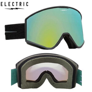 23-24ELECTRIC KLEVELAND カラー:STEALTH BLACK NURON レンズ:GREY GOLD CHROME JP LENSエレクトリック