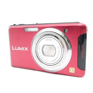 訳あり Panasonic パナソニック LUMIX DMC-FX90 レッド 赤 コンデジ コンパクトデジタルカメラ #1280