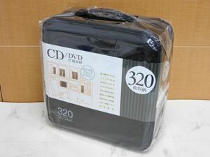 保管品 エレコム CCD-H320BK ブラック CD/DVDケース セミハード ファスナー付 320枚収納 未使用 現状渡し