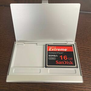 送料無料 SanDisk CFカード コンパクトフラッシュ サンディスク メモリーカード Extreme 16GB ケース付