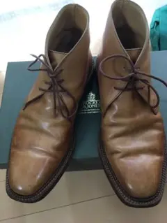 crockett&jones paulsmith wネーム　革靴 チャッカブーツ