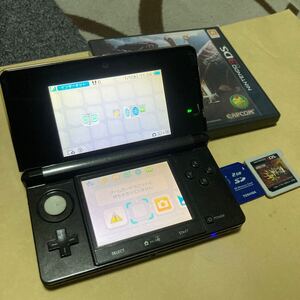 送料無料 ニンテンドー3DS 本体 SDカード ソフト付き ジャンク コスモブラック CTR-001 NINTENDO ニンテンドー NINTENDO3DS 3DS