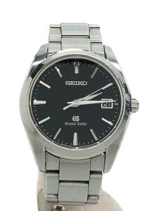 Grand Seiko◆クォーツ腕時計/アナログ/ステンレス/BLK/SLV/9F62-0AB0