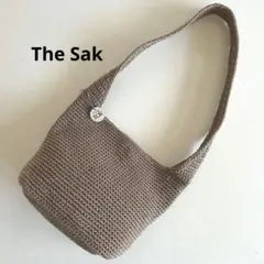 【The Sak】  ザ　サク　かぎ針編み ネイビー　ワン　ショルダー　バッグ