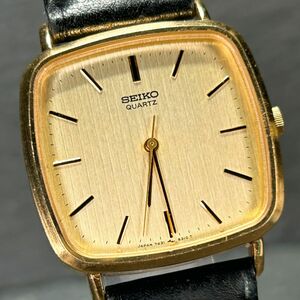 1970年代製 美品 SEIKO セイコー QUARTZ クオーツ 7431-5250 腕時計 アナログ ゴールド ヴィンテージ 亀戸製 新品電池交換済み 動作確認済