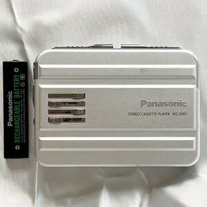 【ジャンク品】Panasonic RQ-SX85 純正ガム電池付　パナソニック　カセットプレーヤー ウォークマン S-XBS Walkman　ゼロハリバートン