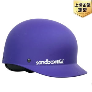 sandbox サンドボックス CLASSIC 2.0 スノーボードヘルメット L/XL 紫 purple スポーツ 中古 美品 K9447984