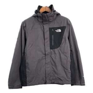 THE NORTH FACE ノースフェイス HYVENT マウンテンパーカー アウトドア グレー (メンズ M) 中古 古着 R7303