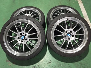 RAYS HOMURA【PCD112/5H】8J+35 19インチ＆タイヤ４本セット　225/40R19　輸入車