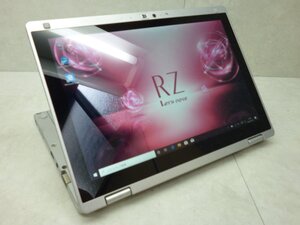 ☆1円☆第7世代☆CF-RZ6RFRVS/Core i5-7Y57 1.20GHz/8GB/SSD256GB/高解像度/累積3070/無線/Bluetooth/WAN/カメラ/タッチ/Office/DtoD領域☆