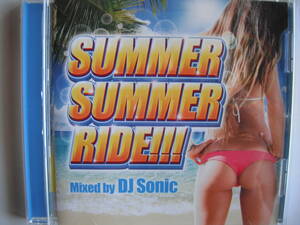 ■送料無料★帯付き ◆[SUMMER SUMMER RIDE!!!/ Mixed by DJ Sonic ]◆夏に聴きたい洋楽/ノンストップ・カヴァー・ミックス■