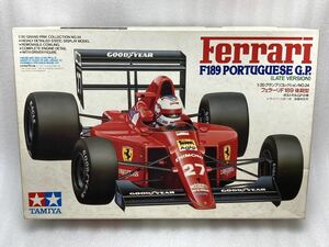 即決 タミヤ 1/20 フェラーリ F189 後期型 ポルトガルGP マルボロ N.マンセル G.ベルガー F1 グランプリ 未組立て TAMIYA 当時物 希少 絶版