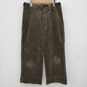 MHL. HEAVY CORDUROY TROUSERS コーデュロイトラウザーズ 595-1243505 サイズ1 パンツ カーキ エムエイチエル 3-0219T 211424