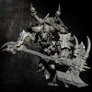 【新品】55mm Berserk Minotaur ベルセルク ミノタウロス 未塗装 レジン製 組み立て キット フィギュア ガレージキット H126