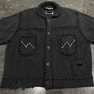 NEIGHBORHOOD 24aw PHINGERIN.PG1 SAVAGE KNIT Sサイズ ネイバーフッド フィンガリンサベージニットカーディガン ジャケット