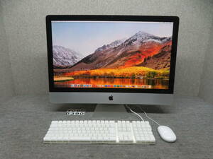 iMac A1312 究極PC◆ CS6 ＆Office付◆ 27型 ◆PC1台で、ダブルmacOS & Windows10 ★高性能 Core i7 / 16GB / 爆速SSD 512GB