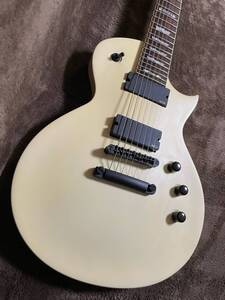 LTD EC-407 Snow White Satin 定価121,000円(税込) 2013年製 Eclipse EMG 7弦