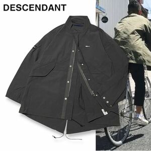 20 国内正規品 DESCENDANT ディセンダント 19AW D-51M NYLON JACKET 192BRDS-JKMO4 ナイロン ジャケット グレー 2 ダブルタップス