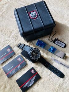 【中古美品OH済み】Luminox ReconチームリーダークロノグラフXL.8841.KM.SETメンズウォッチ腕時計 ルミノックス クォーツ稼働品