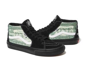 Supreme Vans Dollar Skate Grosso Mid "Black" 27cm SUP-VANS-23SS-SGM-B