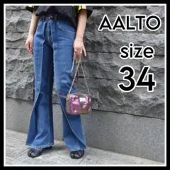 AALTO DENIM FLARED CROPPED アールト　フレア　デニム