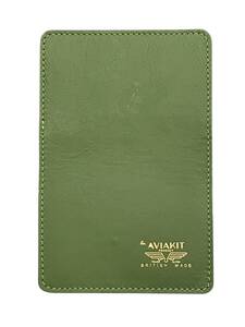 未使用品 Lewis Leathers Card Case Lightgreen / Yellow Horse ルイスレザー カードケース ライトグリーン イエロー ホースハイド 馬革