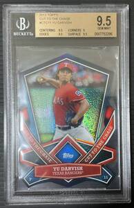 2013 Topps ダルビッシュ有　ダイカットカード　BGS9.5