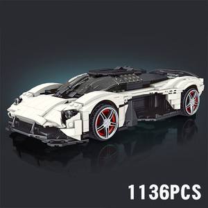 1136ピース　レゴ互換品　AS-Valkyrie Sports Car　アストンマーティン・ヴァルキリー　デザイン　ブロック　おもちゃ　車●ＢＲ５