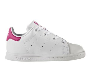 送料無料 15cm● adidas STAN SMITH I アディダス オリジナルス スタンスミス 白 ピンク ベビー キッズ スニーカー 親子 リンク BB2999