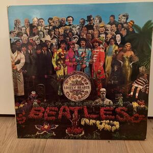 UKステレオ　リマーク有　黄マト1(2OT,2RT)　Beatles Sgt Pepper