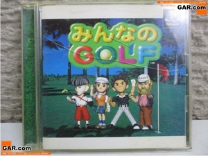 JW30 PlayStation/PS/プレステ ソフト 「みんなのGOLF」 帯付き ゲーム テレビゲーム コレクション