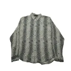 PHIZ 90s Contour Pattern Drape L/S Shirt