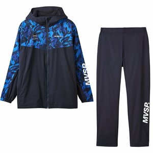 1540497-DESCENTE/メンズ HEATNAVI 総柄グラフィック スリーブロゴ フルジップフーディー 上