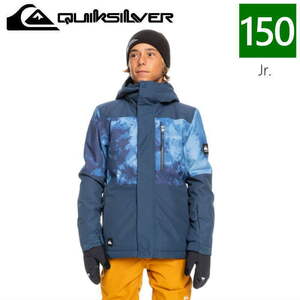 ○ QUIKSILVER MISSION PRINTED BLOCK YOUTH JKT BSN2 150 子供用 キッズ ジュニア スノーボード スキー ジャケット JACKET 22-23