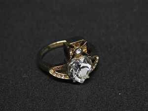 1円 Vivienne Westwood ヴィヴィアンウエストウッド オーブ アリエラ SV925 リング アクセサリー 表記サイズ M(約13号) ゴールド系 FD1333