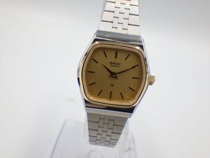 27653a【1円スタート】RADO ラドー 700.9041.4 ゴールド文字盤 ゴールドベゼル レディース 時計 クオーツ ケース24mm