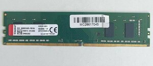 ★送料無料★Kingston KVR26N19S6/4 DDR4 4GB×1 デスクトップ用メモリ★動作品★PC127