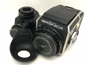 ZENZA BRONICA / NIKKOR-P 1:2.8 f=75mm 中判カメラ 付属品付き ジャンク 中古【MA050037】