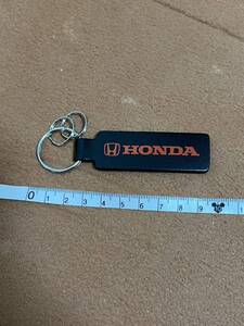 日本国内　正規品 当時物 本物　ホンダ HONDA 純正 非売品　レザー　キーホルダー　赤黒　カナビラ 希少 レア　エコ　環境　F1 レース