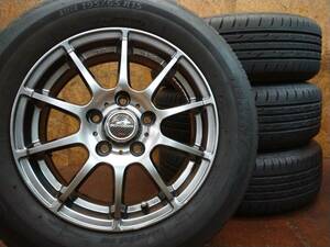 ★SCHNEIDER STAG + BRIDGESTONE NEXTRY 195/65R15 4本セット[ノア ヴォクシー エスクァイア セレナ ステップワゴン アクセラ プレマシー]