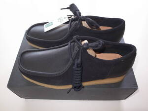 Clarks クラークス WALLABEE ワラビー ブラック コンビ UK9.5 27.5cm