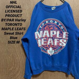 Harley NHL TORONTO MAPLE LEAFSスウェット ブルーM