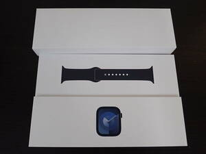 開封後起動のみ ベルト未開封 Apple Watch Series9 41mm GPSモデル MR8W3J/A A2978 ミッドナイト 激安１円スタート