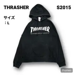 【即購入OK】THRASHER パーカー サイズL ブラック